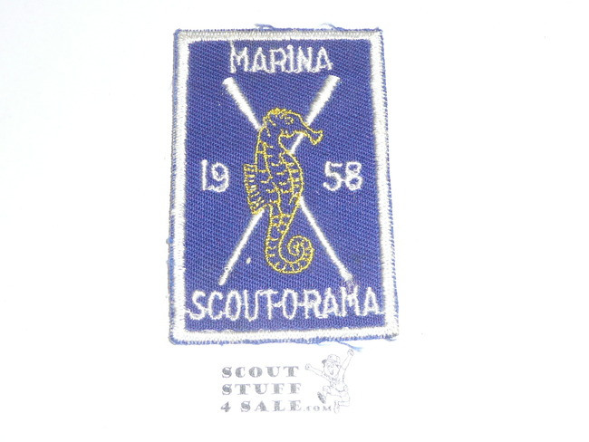 Crescent Bay Area Council, 1958 Marina District Scoutorama Patch