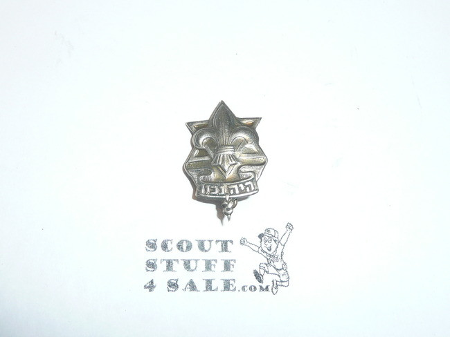 Old Stamped Israeli Boy Scout Pin