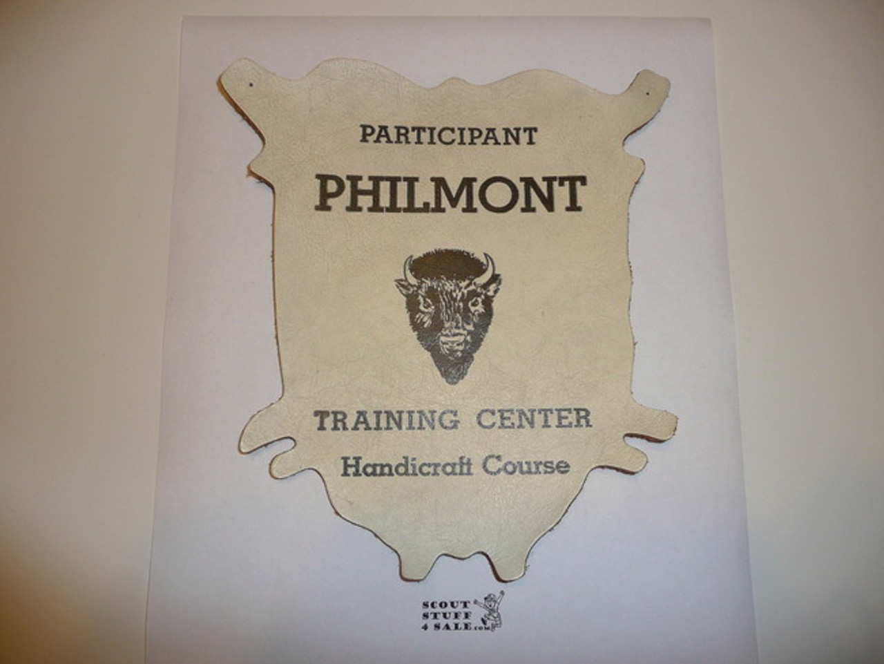 Philmont Scout Ranch, Early Training Center Handicraft Course Participant Leather Hide #2