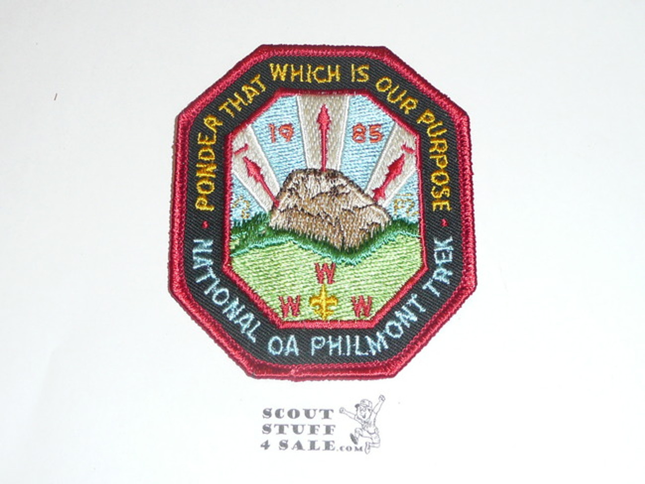 Philmont Scout Ranch, 1985 Order of the Arrow Philmont Trek Event Patch No Button Loop