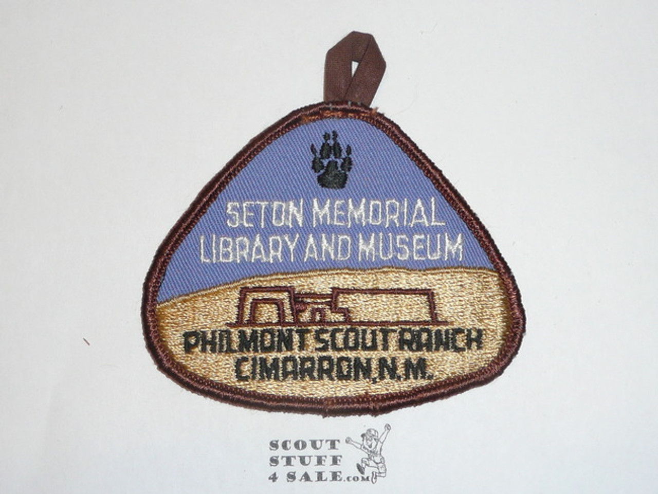 Philmont Scout Ranch, Seton Memorial Library and Museum With Button Loop and Gauze Back