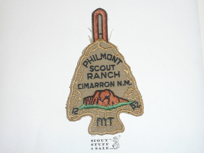 Philmont Scout Ranch Arrowhead Trek Patch, Type One Mountain Trek Patch