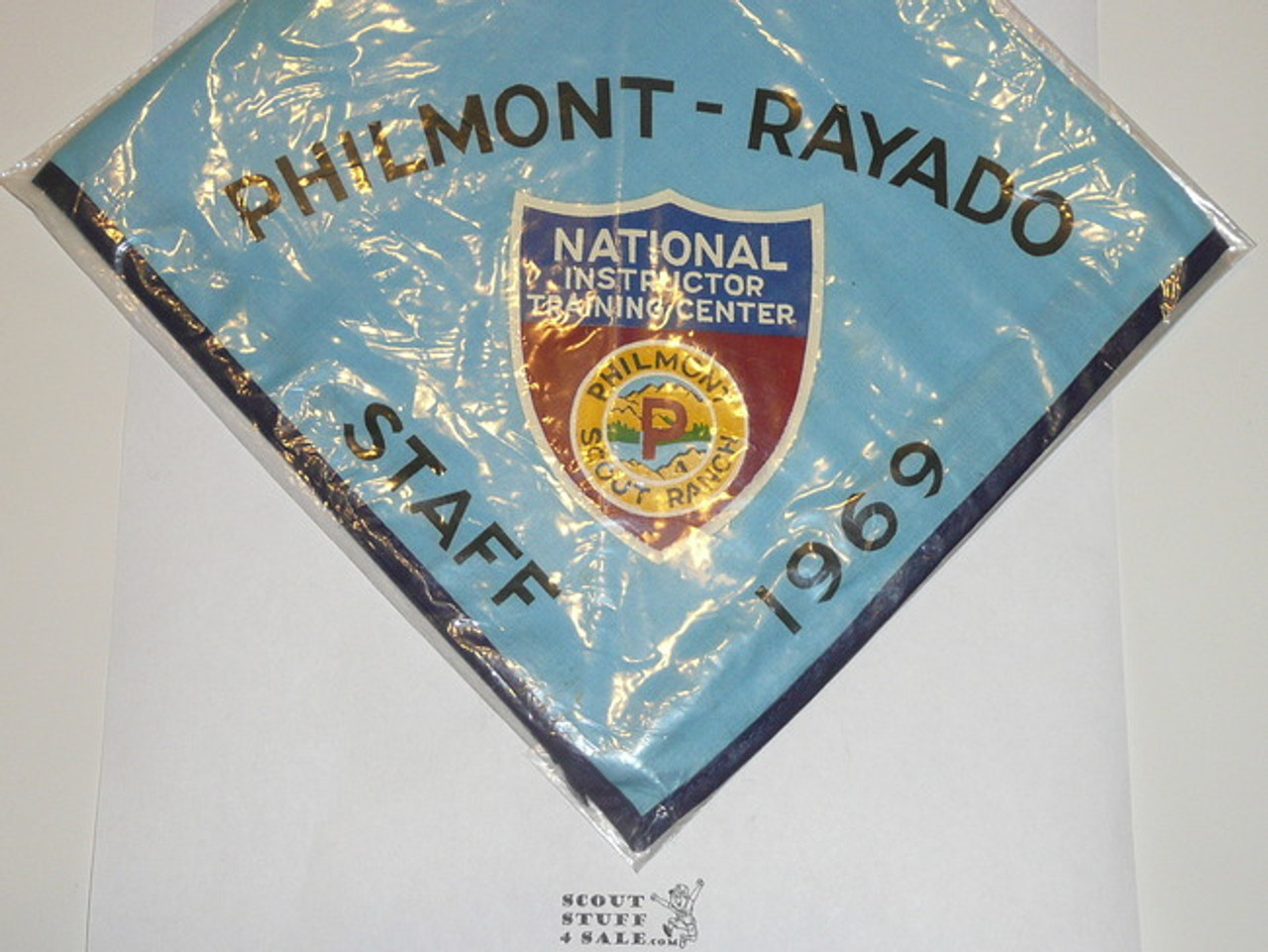 Philmont Scout Ranch Neckerchief, 1969 Rayado Staff