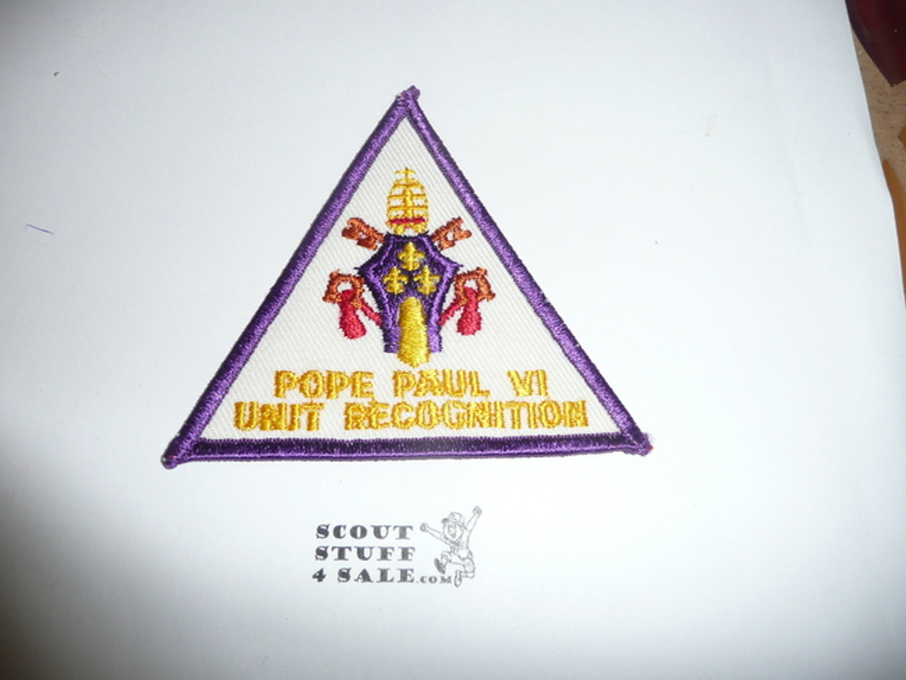 Pope Paul VI Unit Recognition Patch, triangle