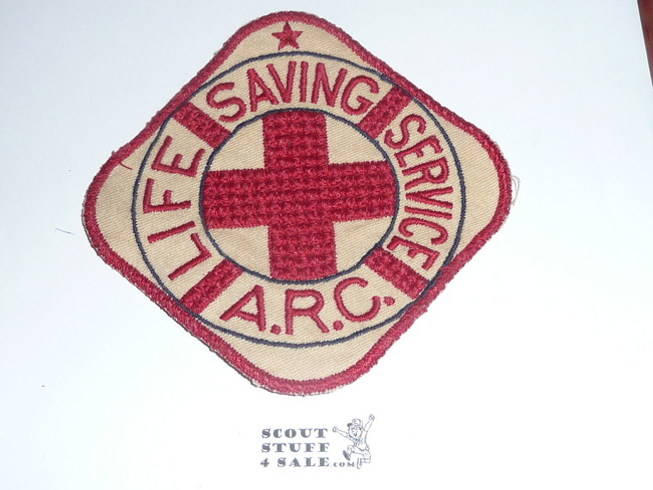 Red Cross Life Saving Service ARC Jacket Patch