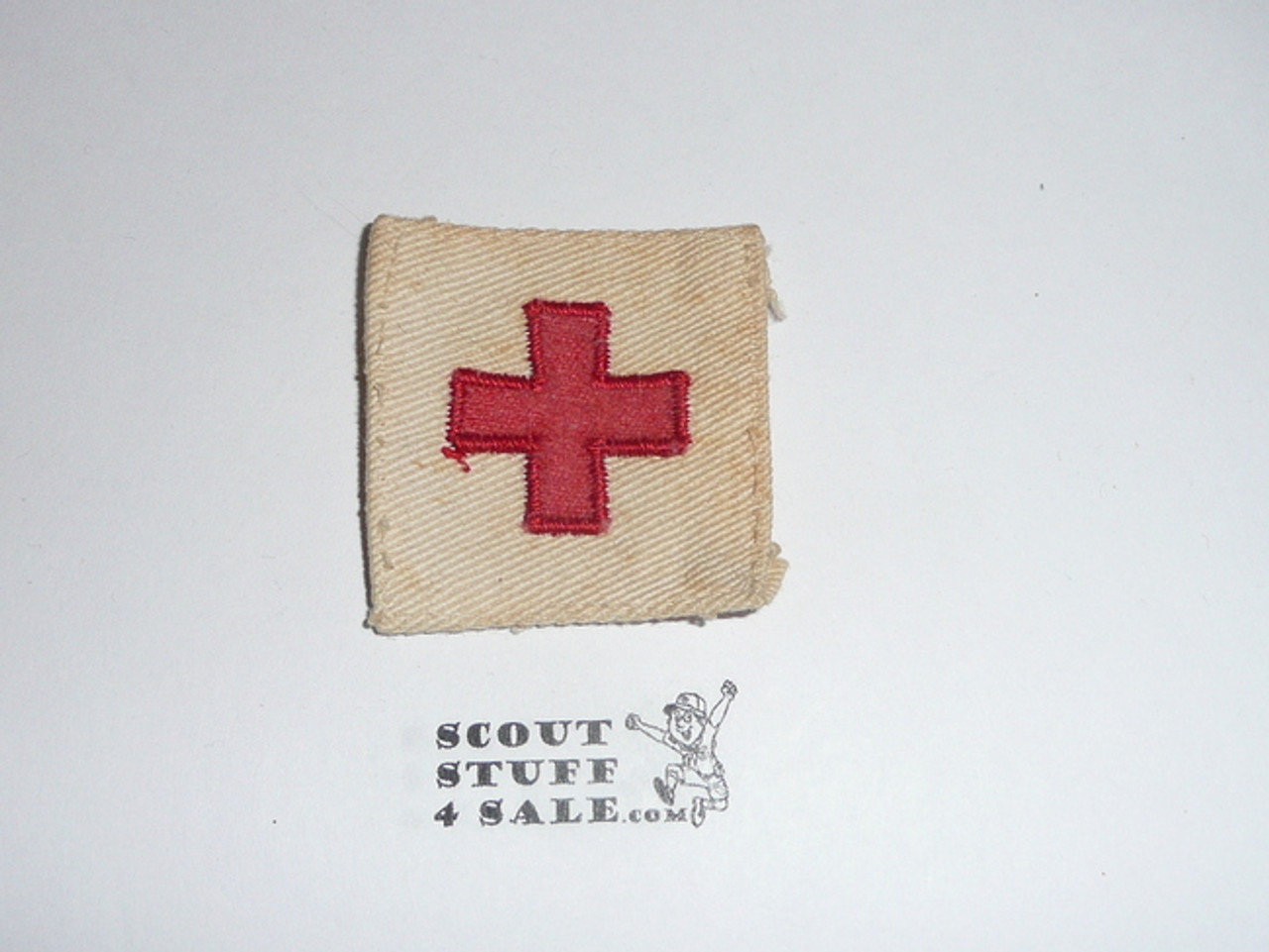 1930's Red Cross First Aid Uniform Patch, used