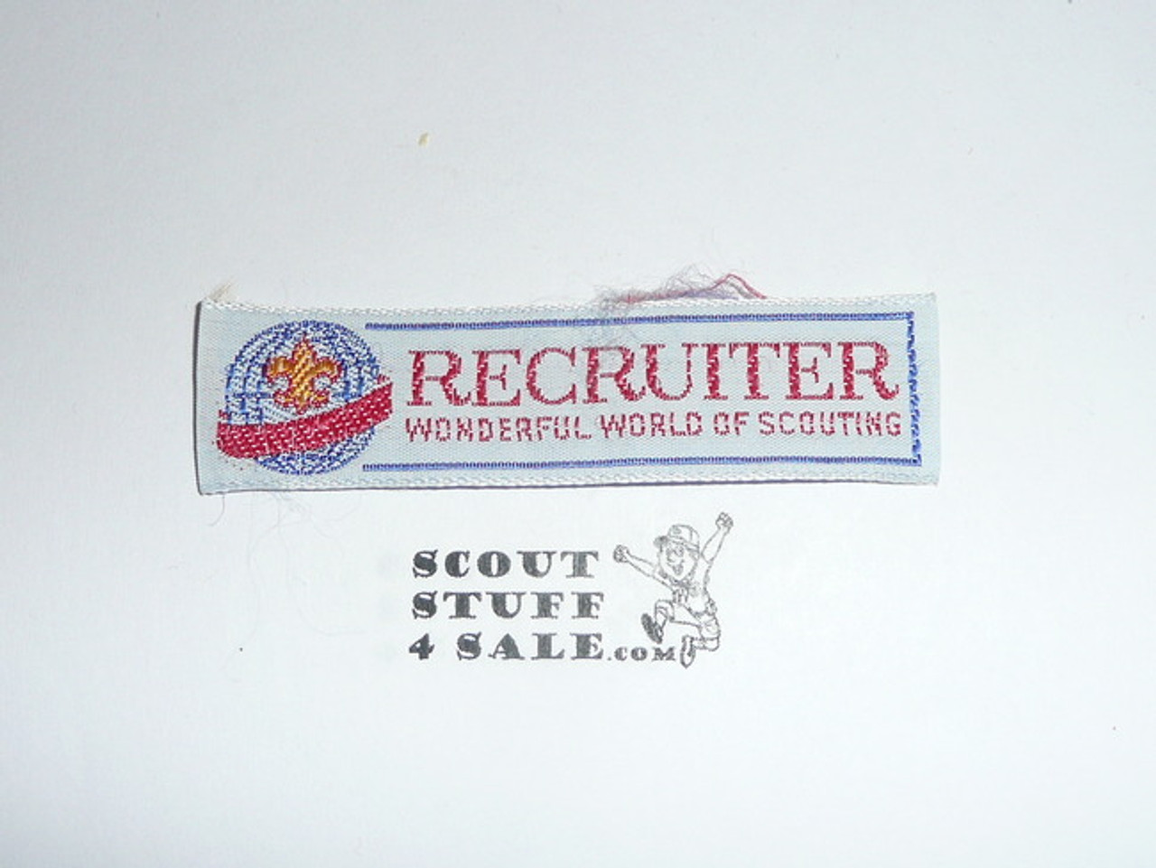 Woven Recruiter Patch, Wonderful World of Scouting