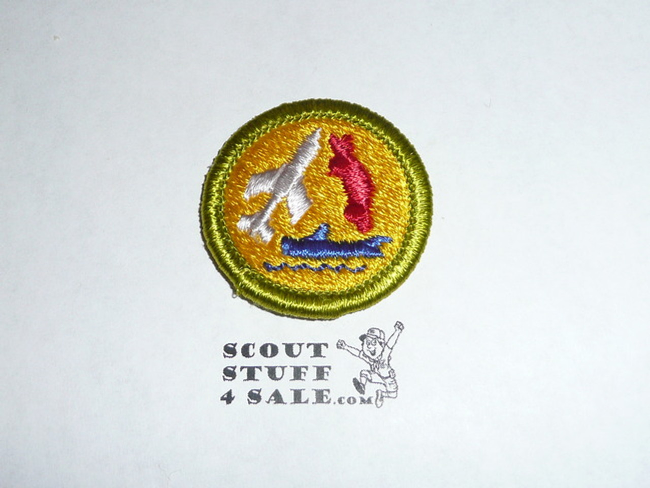 Model Design & Building - Type H - Fully Embroidered Plastic Back Merit Badge (1972-2002)