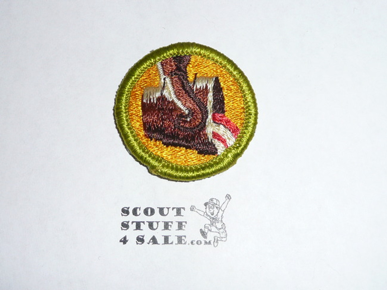 Metalurgy - Type H - Fully Embroidered Plastic Back Merit Badge (1972-2002)