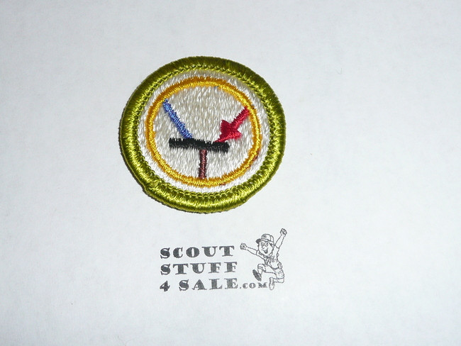 Electronics - Type H - Fully Embroidered Plastic Back Merit Badge (1972-2002)