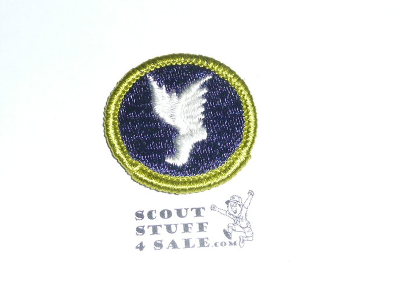 Athletics - Type G - Fully Embroidered Cloth Back Merit Badge (1961-1971)