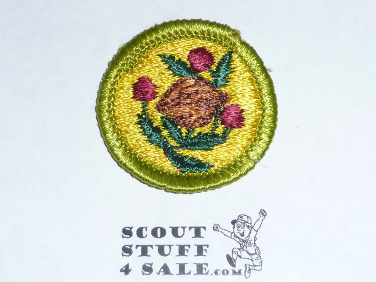 Fruit and Nut Growing - Type G - Fully Embroidered Cloth Back Merit Badge (1961-1971)