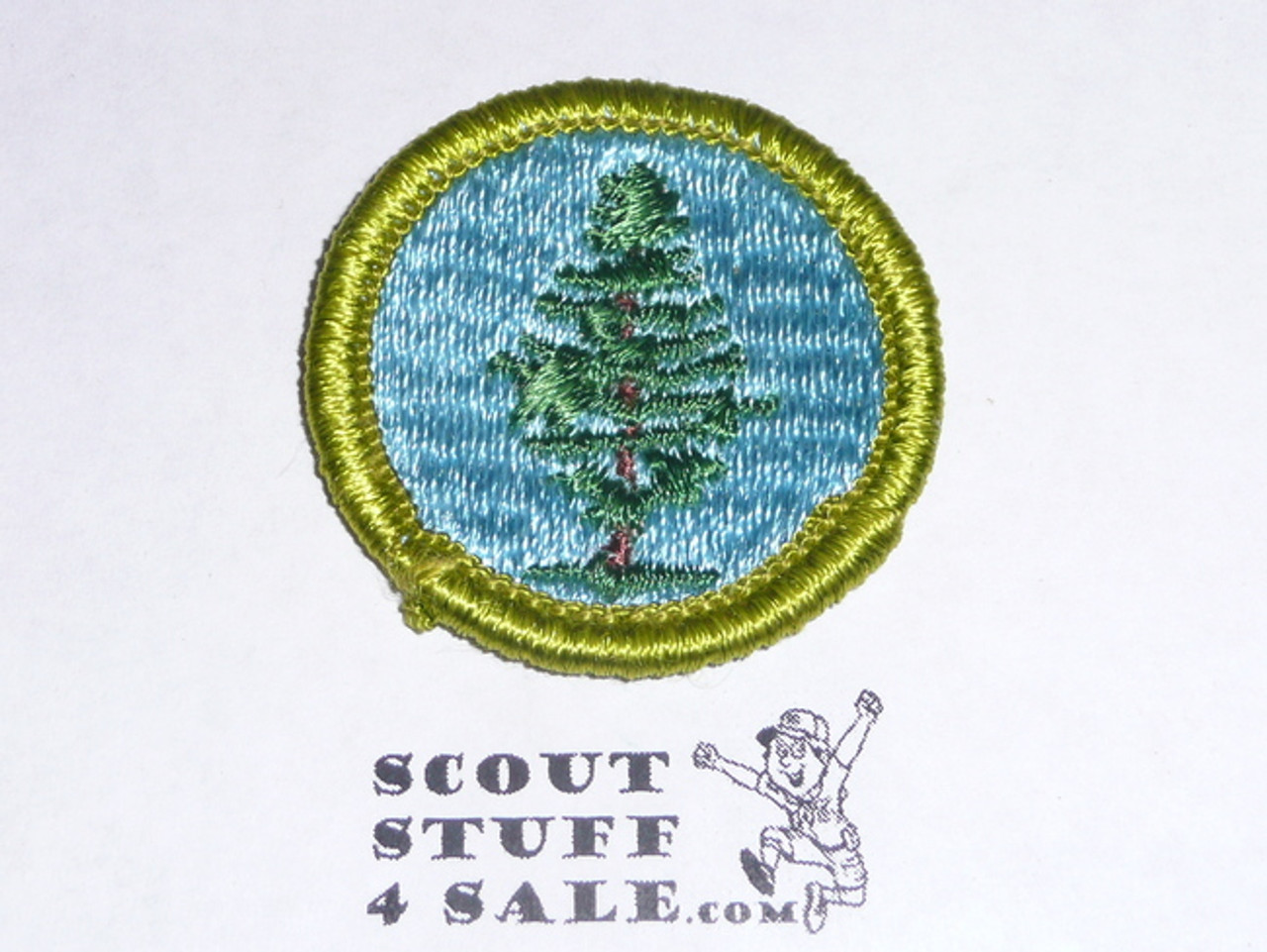 Forestry - Type G - Fully Embroidered Cloth Back Merit Badge (1961-1971)