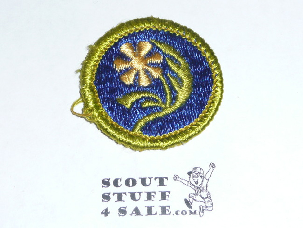 Botany - Type G - Fully Embroidered Cloth Back Merit Badge (1961-1971)