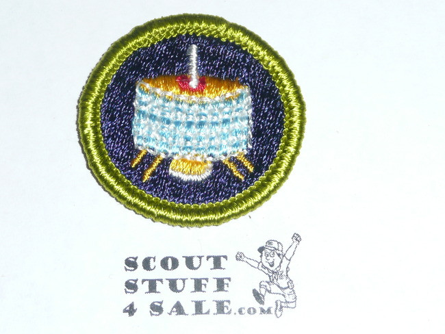 Communications (Satellite) - Type G - Fully Embroidered Cloth Back Merit Badge (1961-1971)