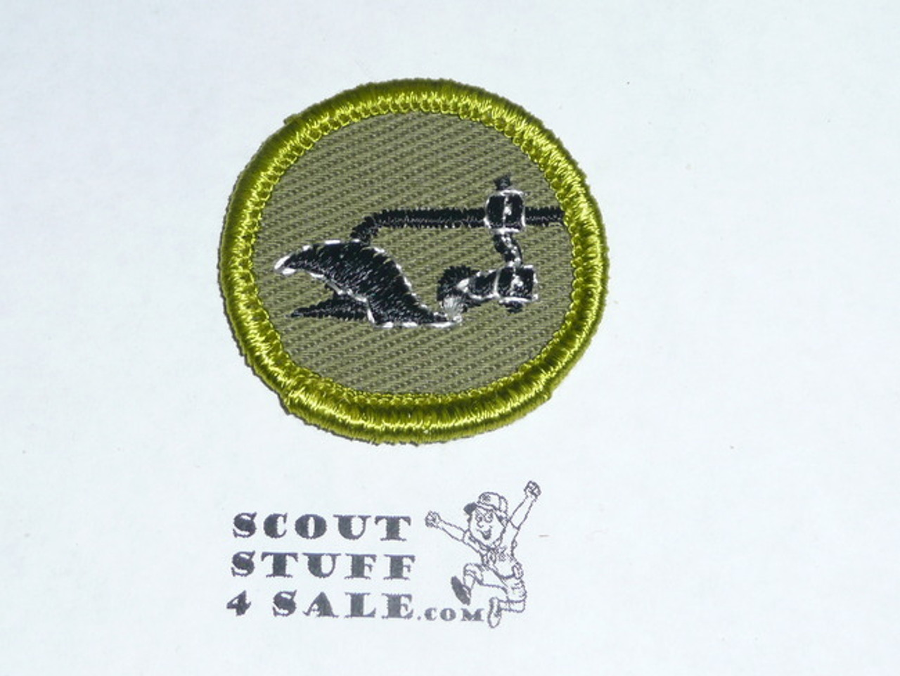 Farm Mechanics - Type F - Rolled Edge Twill Merit Badge (1961-1968)