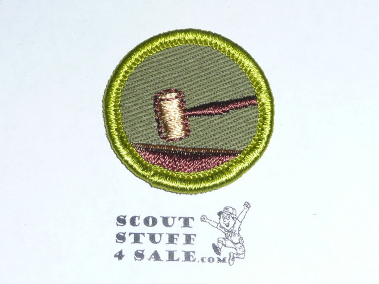 Public Speaking - Type F - Rolled Edge Twill Merit Badge (1961-1968)