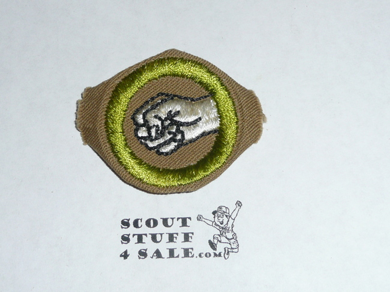 Physical Development - Type D - Fine Twill Merit Badge (1942-1946)