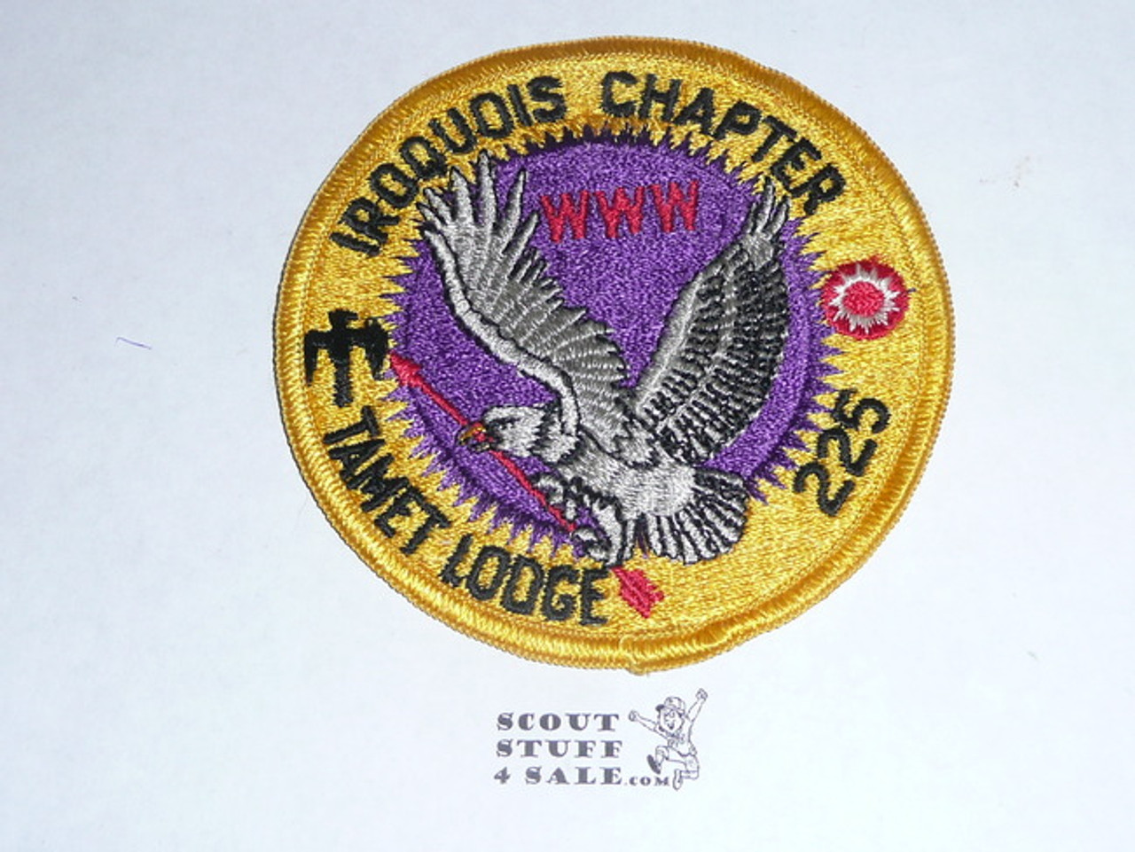 Order of the Arrow Lodge #225 Tamet Iroquois r1 Chapter Patch