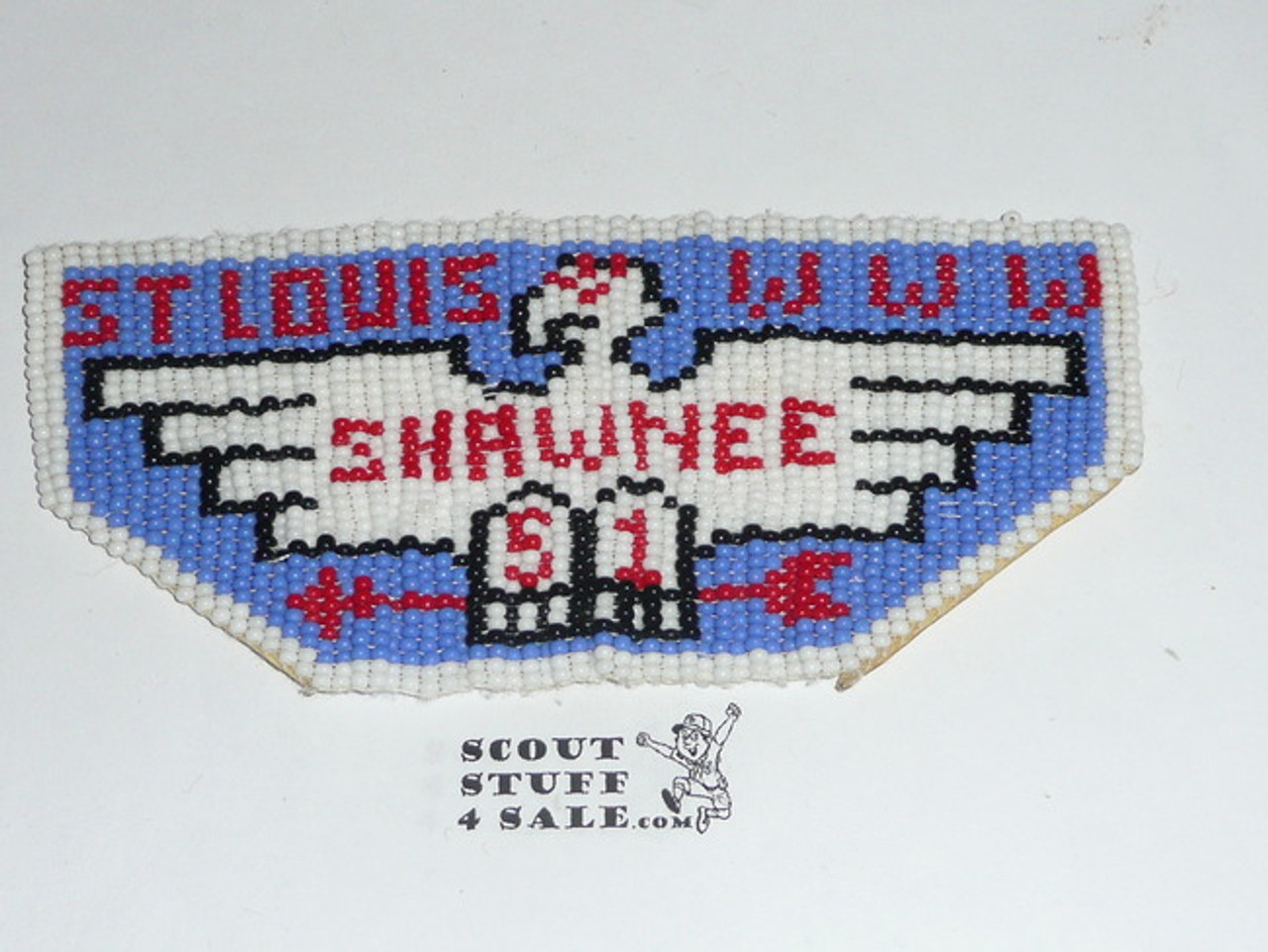 Order of the Arrow Lodge #51 Shawnee Beaded Flap Patch #4