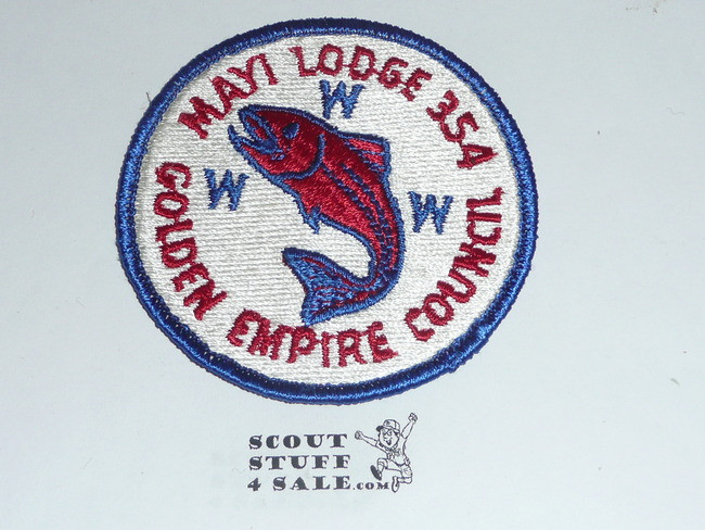Order of the Arrow Lodge #354 Mayi r2 Patch