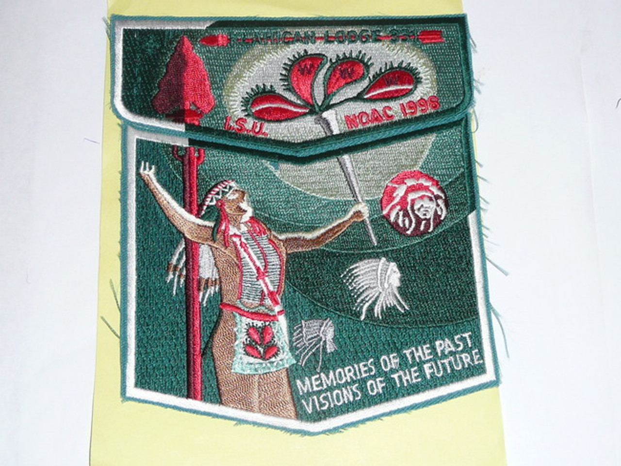 Order of the Arrow Lodge #331 Klahican 1998 NOAC 2pc Flap Set