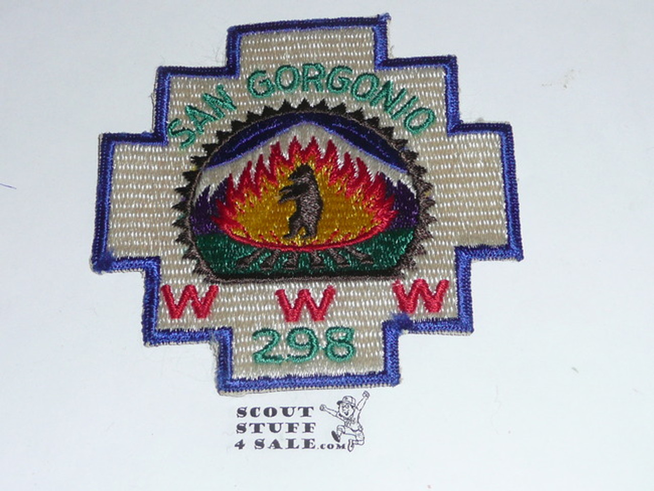 Order of the Arrow Lodge #298 San Gorgonio early Odd Shape Patch