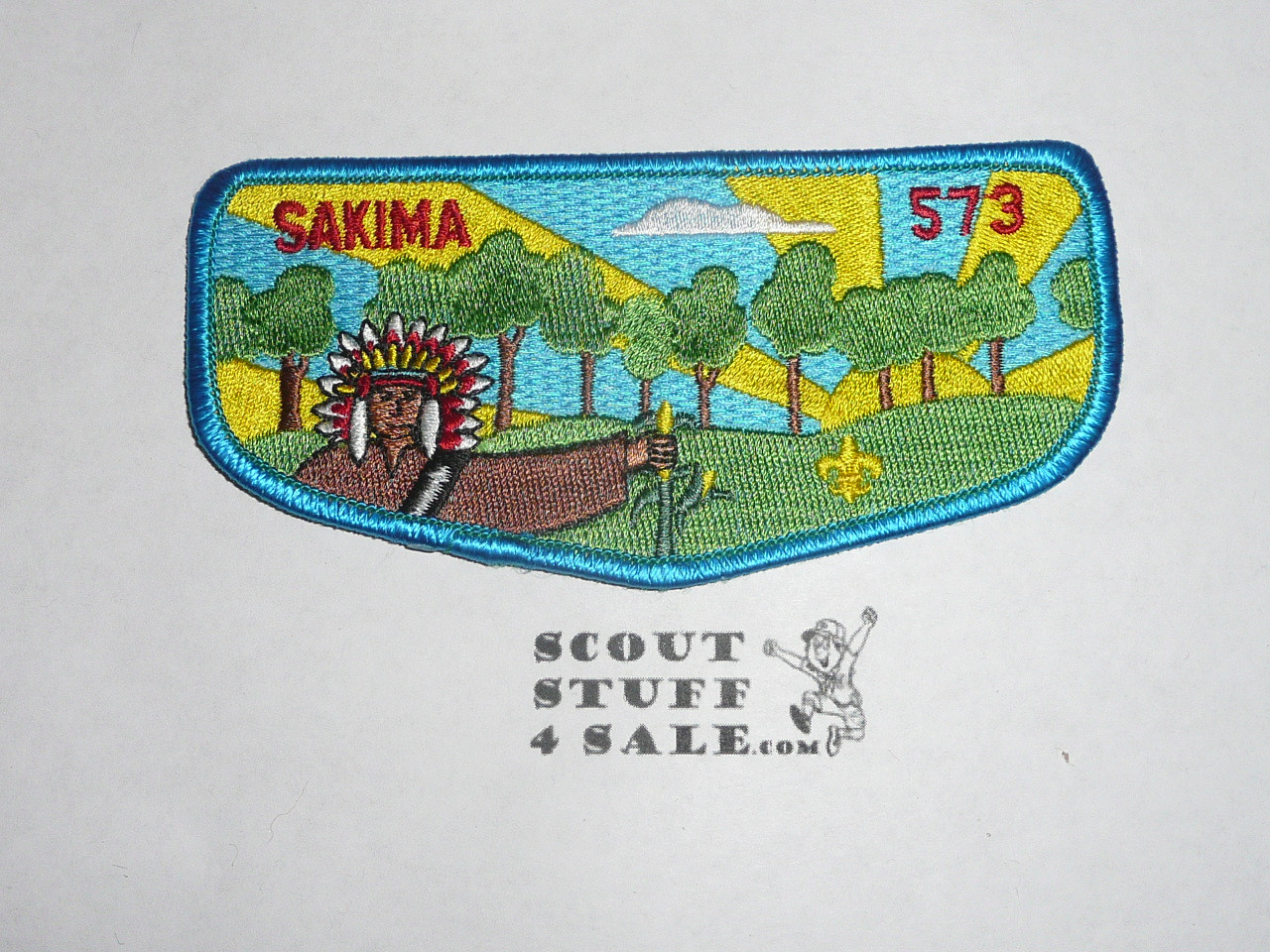 Order of the Arrow Lodge #573 Sakima S24 Flap Patch