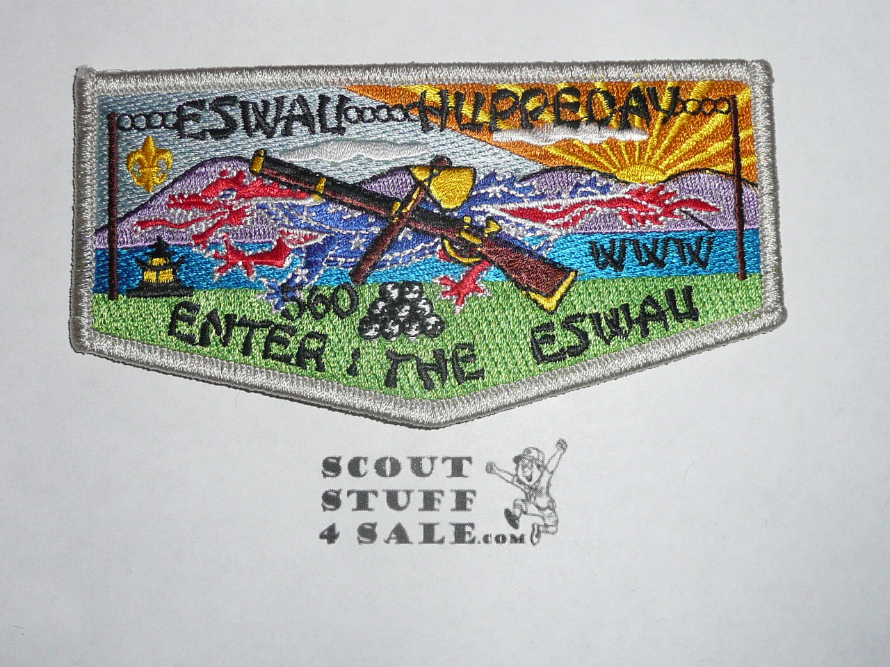 Order of the Arrow Lodge #560 Eswau Huppeday s36 Flap Patch