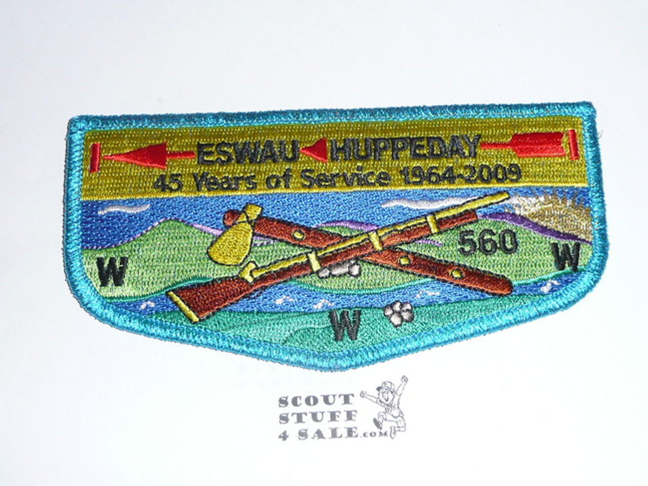 Order of the Arrow Lodge #560 Eswau Huppeday 2009 45th anniv Flap Patch
