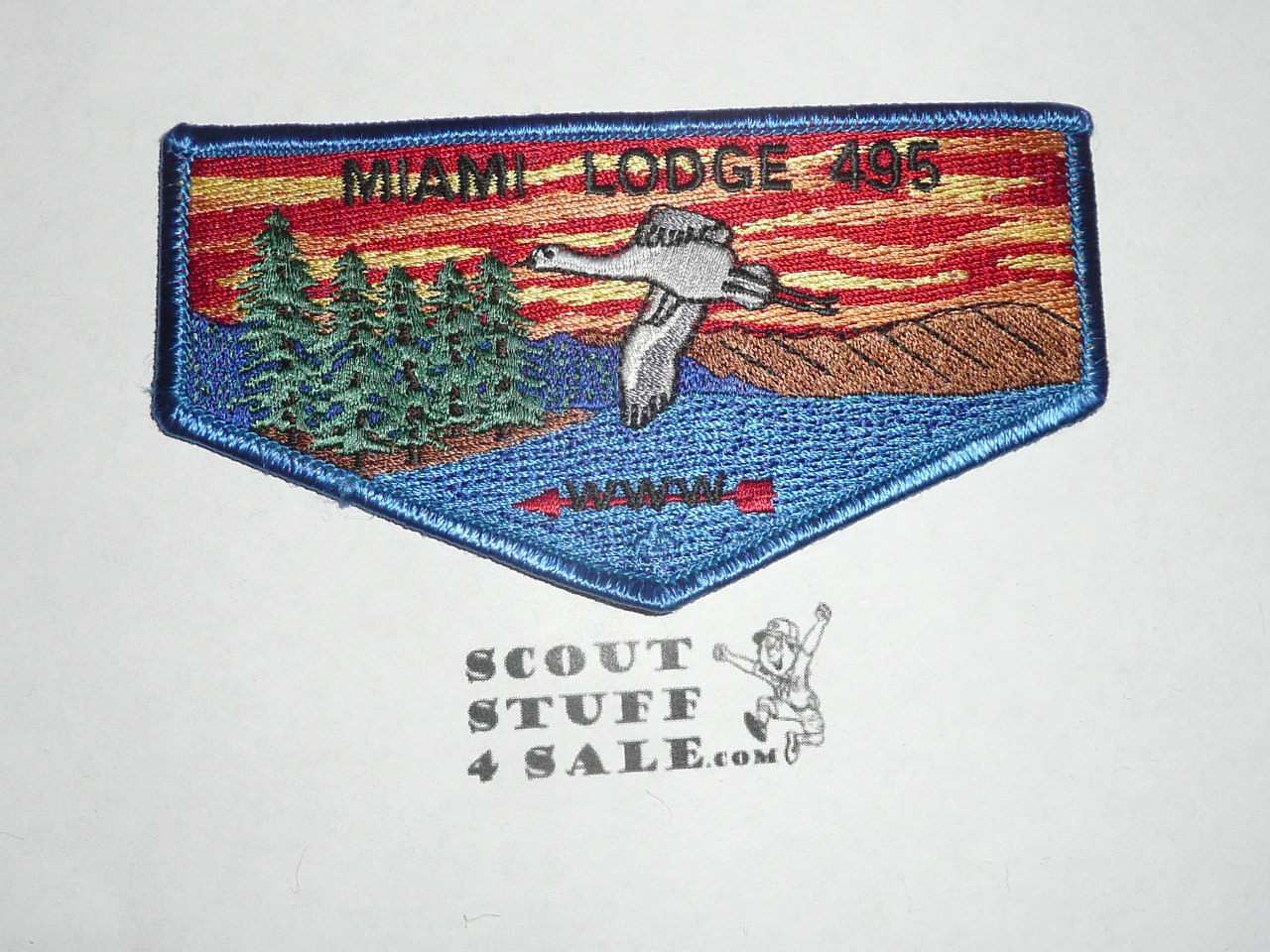 Order of the Arrow Lodge #495 Miami s35 Flap Patch