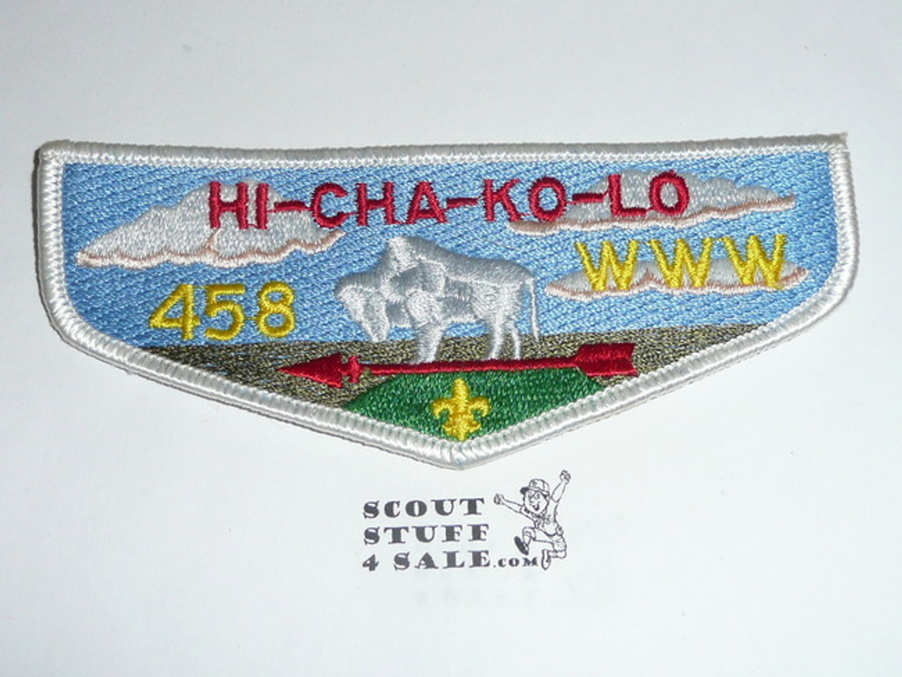 Order of the Arrow Lodge #458 Hi-Cha-Ko-Lo s9a Flap Patch