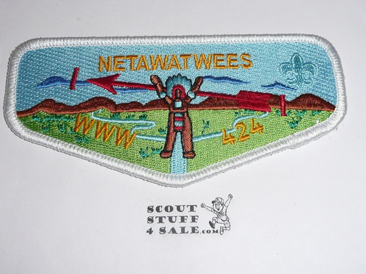 Order of the Arrow Lodge #424 Netawatwees Flap Patch from the Last Ten Years