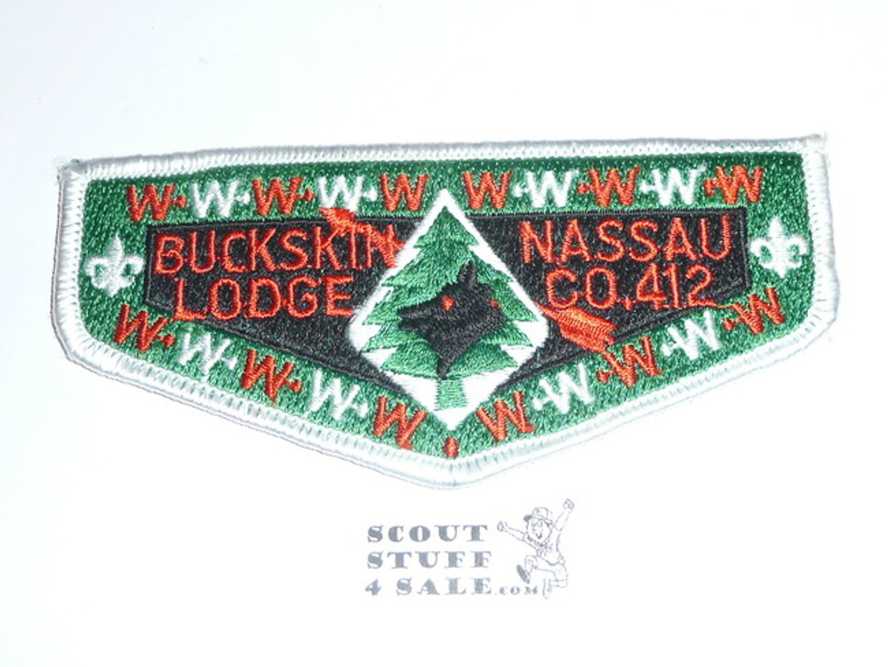 Order of the Arrow Lodge #412 Buckskin s10 Flap Patch