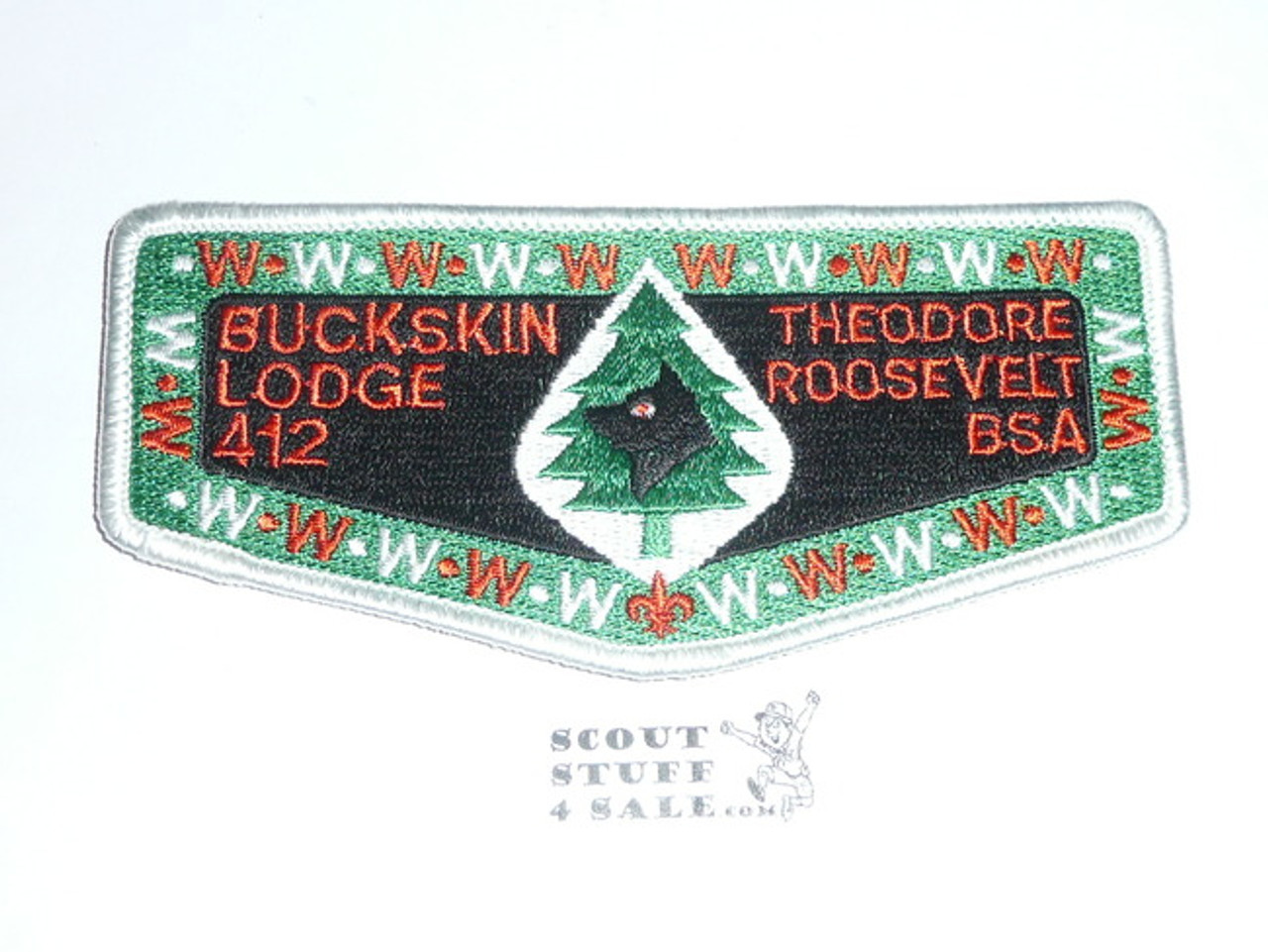 Order of the Arrow Lodge #412 Buckskin s40 Flap Patch