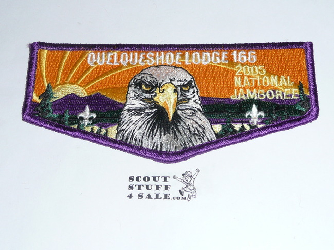 Order of the Arrow Lodge #166 Quelqueshoe s75 2005 National Jamboree Flap Patch