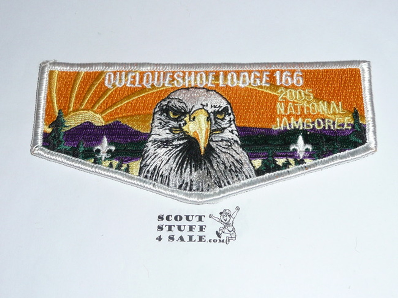 Order of the Arrow Lodge #166 Quelqueshoe s76 2005 National Jamboree Flap Patch