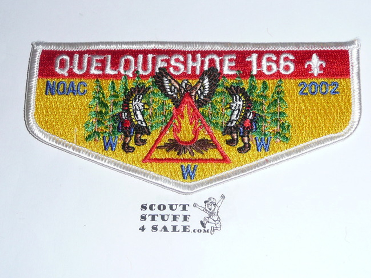 Order of the Arrow Lodge #166 Quelqueshoe 2002 NOAC Flap Patch