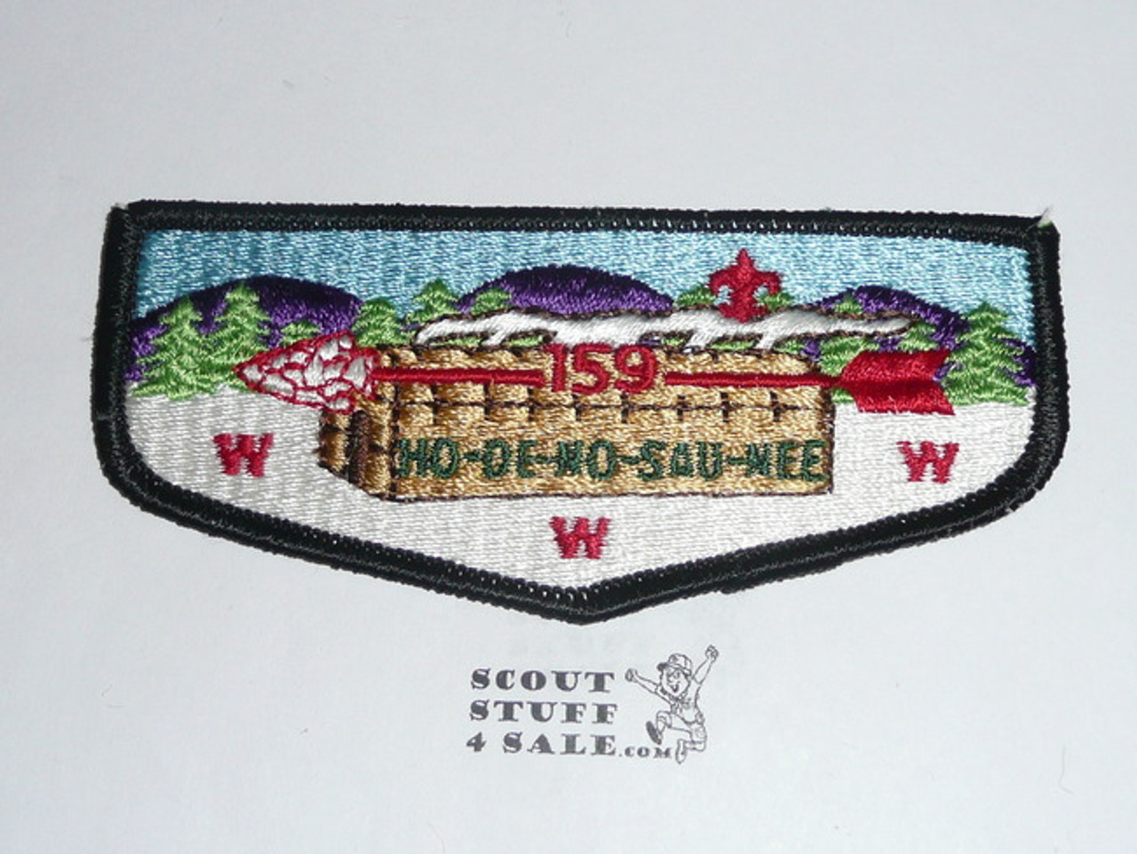 Order of the Arrow Lodge #159 Ho-De-No-Sau-Nee s2 Flap Patch