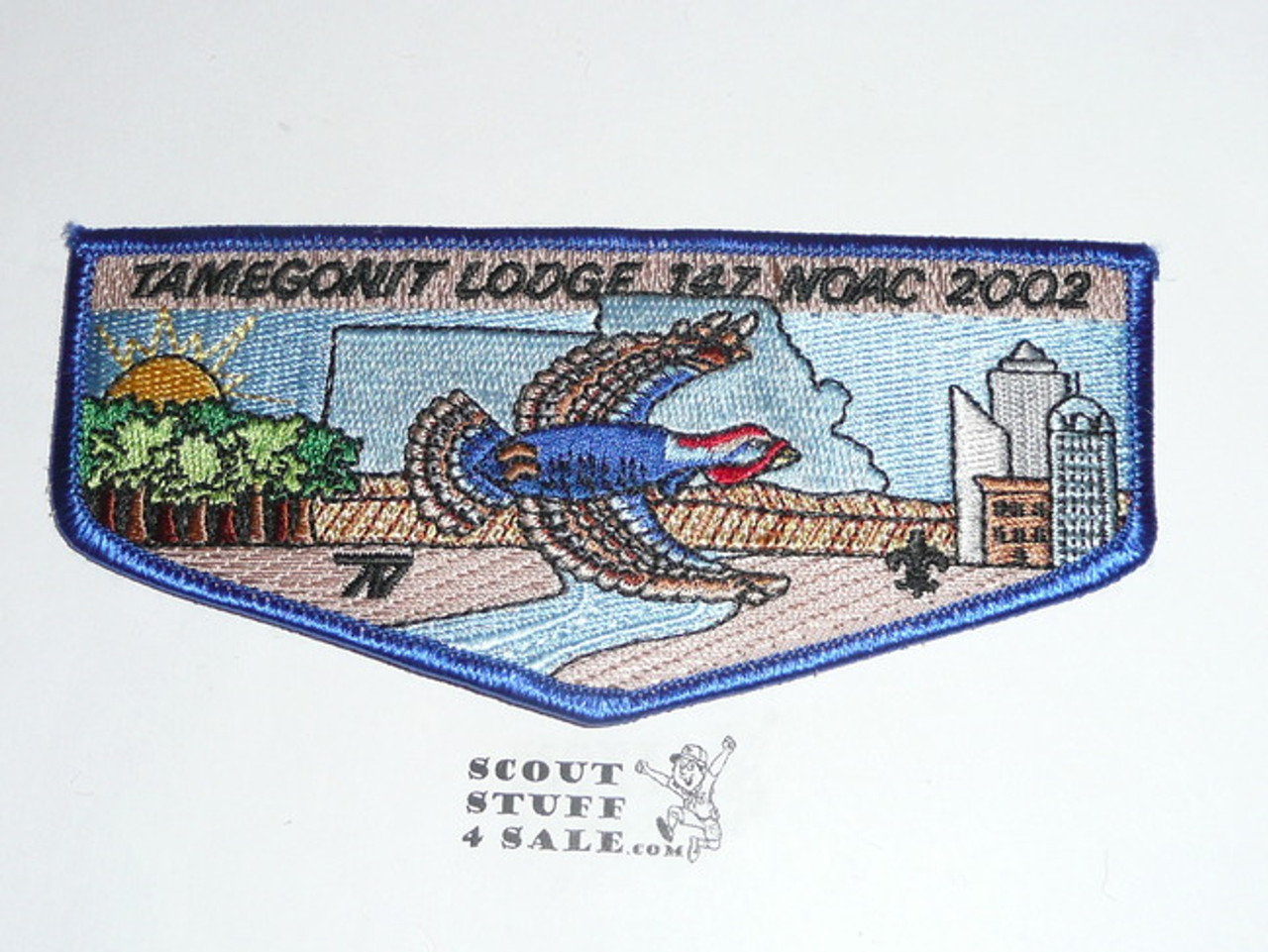 Order of the Arrow Lodge #147 Tamegonit 2002 NOAC Flap Patch