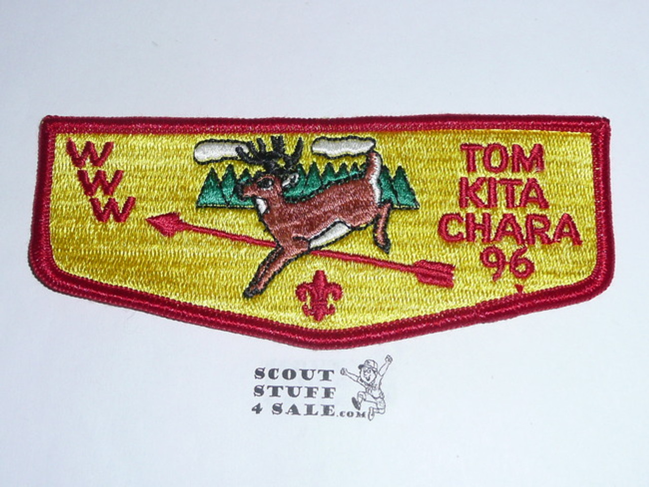Order of the Arrow Lodge #96 Tom Kita Chara s9 Flap Patch