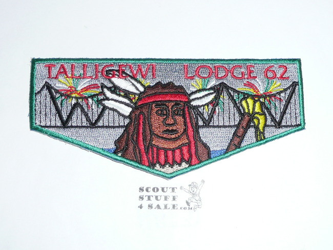 Order of the Arrow Lodge #62 Talligewi s25 Flap Patch