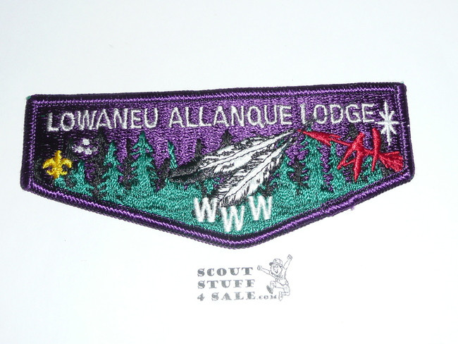 Order of the Arrow Lodge #41 Lowaneu Allanque s9 Flap Patch