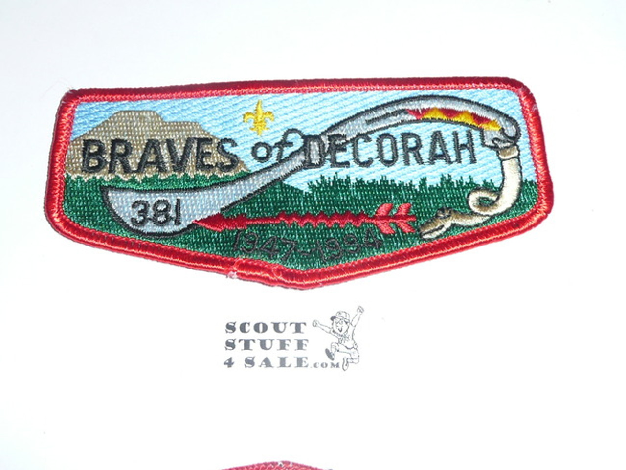 Order of the Arrow Lodge #381 Braves of Decorah s15 Flap Patch