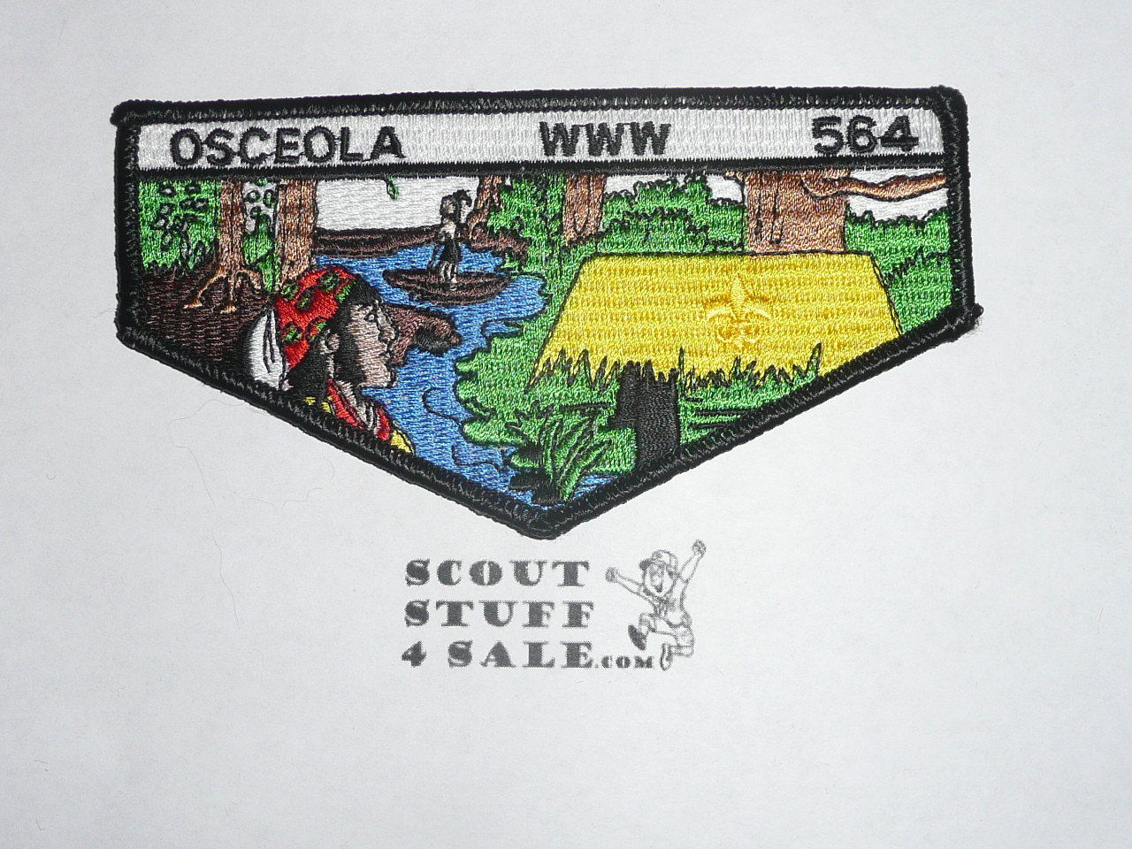 Order of the Arrow Lodge #564 Osceola s24 Flap Patch