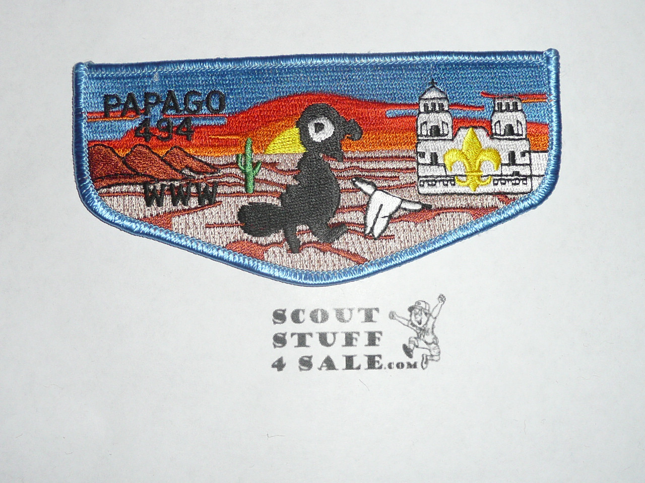 Order of the Arrow Lodge #494 Papago s20 Flap Patch