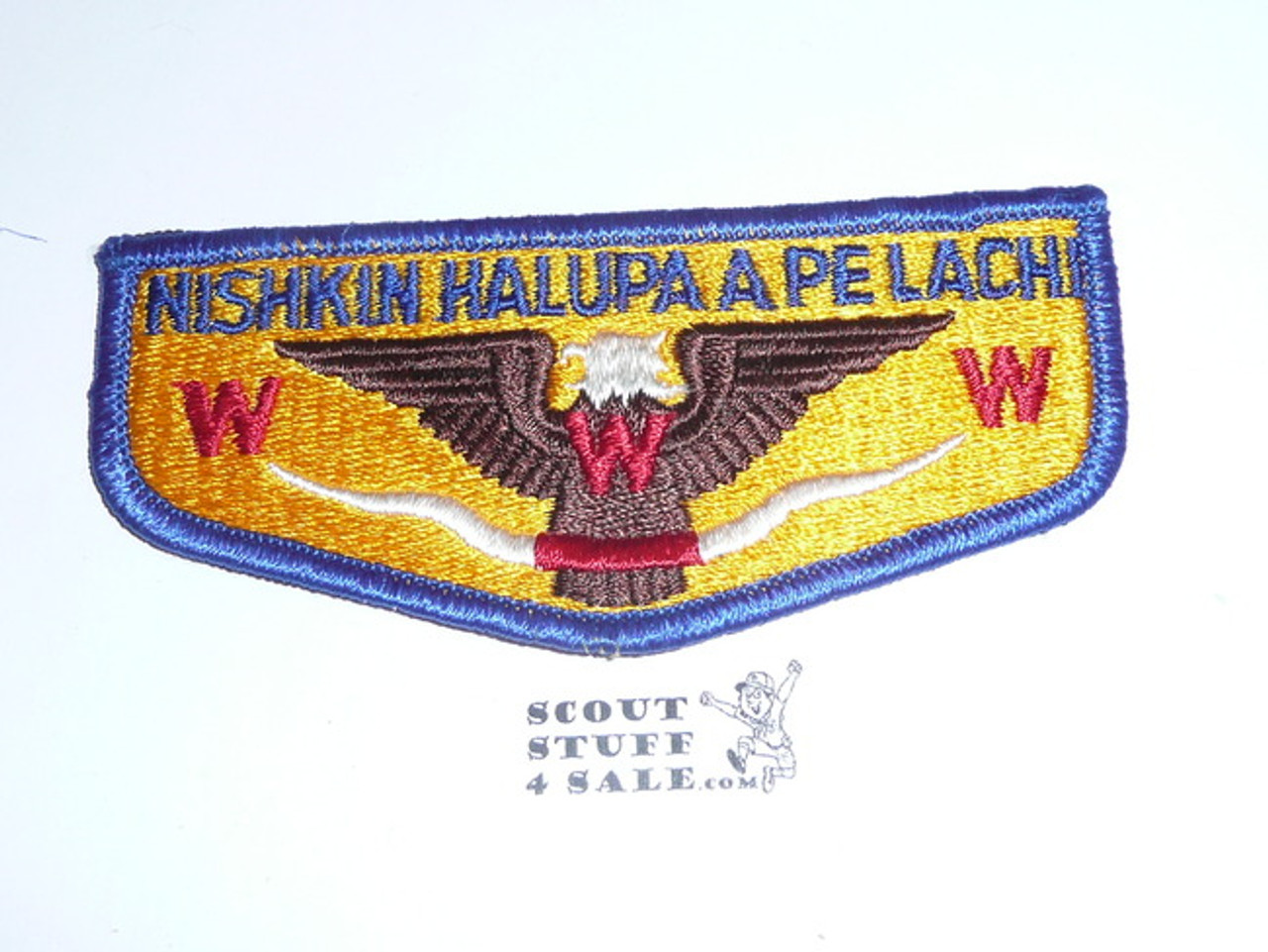 Order of the Arrow Lodge #489 Nishkin Halupa A Pe Lachi s2 Flap Patch