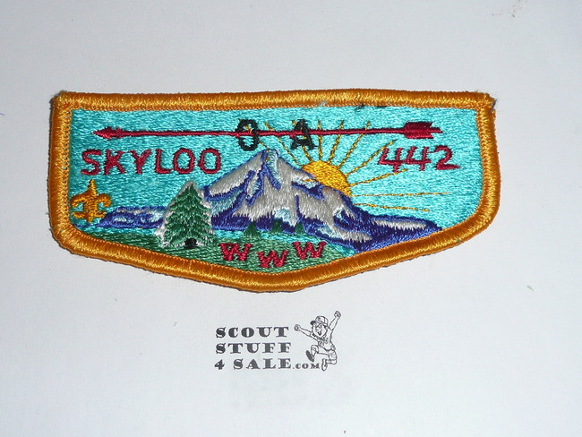 Order of the Arrow Lodge #442 Skyloo s4 Flap Patch