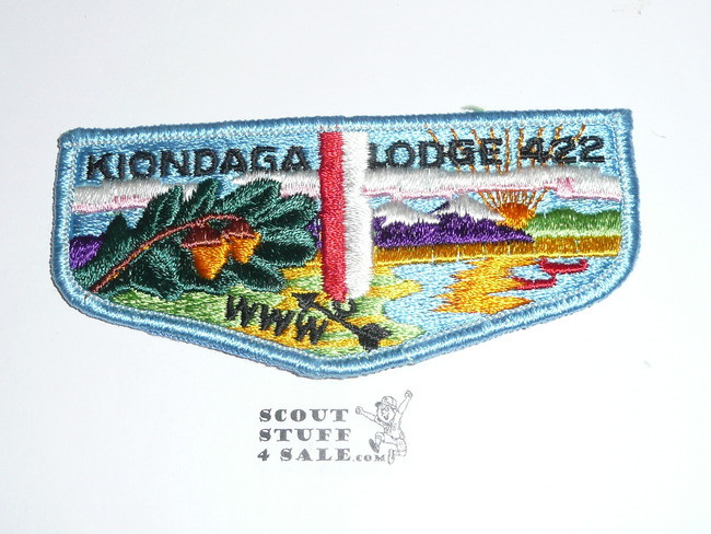 Order of the Arrow Lodge #422 Kiondaga s5 Flap Patch