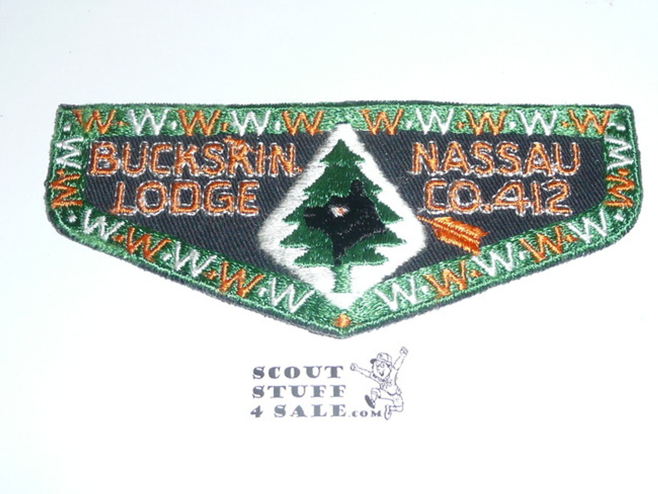 Order of the Arrow Lodge #412 Buckskin f3 Flap Patch